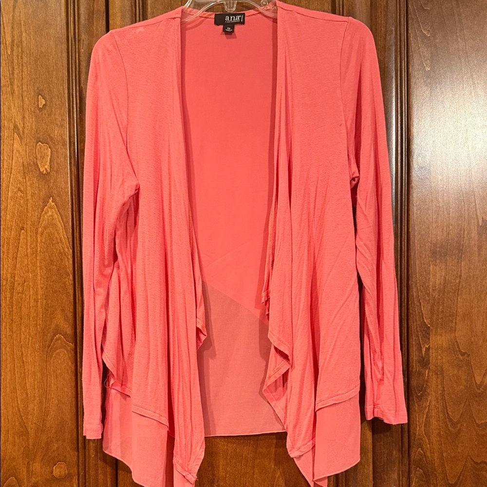 A.N.A. Coral Drape Cardigan